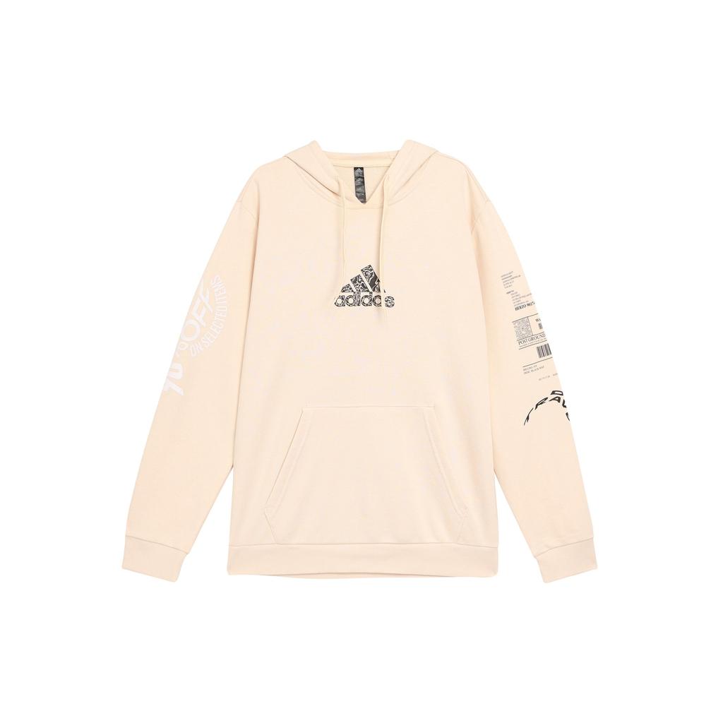 Adidas Сплошной цвет, повседневная спортивная толстовка с капюшоном, мужские топы, белый H46776