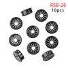 10pcs/set Plastic Cable Hole Cover Furniture Dust Plug Buckle Office Computer Table Grommet Wire Passing Line Outlet Rings