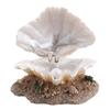 Aquarium Decoration Coral Reef Aerating Action Ornament Fish Tank Shell Pearl Bubbler Decor