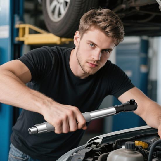 Offset Extension Wrench with Versatile Square Drive Adapters High Torque Output Multipurpose Impact Ratchet Wrench Extender Set