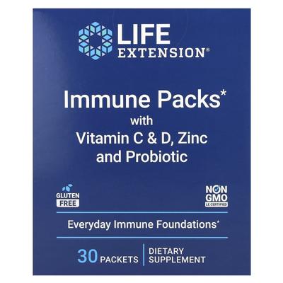 Immune Pack, содержит витамины C и D, цинк, пробиотик, 30 упаковок