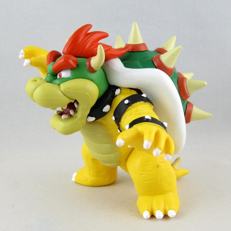 Аниме игра Bowser Koopa ПВХ Рисунок Модель Кукла Детская игрушка