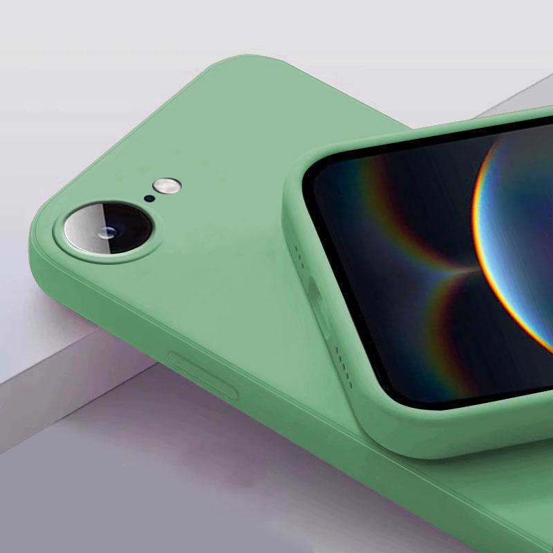 Подходит для Apple 11E чехол для мобильного телефона из жидкого силикона iPhone11ProMax новый 1111 противоударный объектив всесторонний