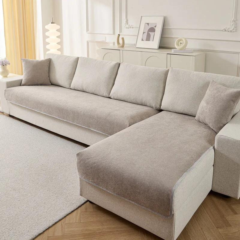 Nordic Style Anti-Cat Sofa Cushion Sofa Cover Pet-Friendly Sofa Pad Mat All Seasons Universal Protective Case For Living Room