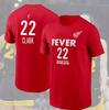 Кейтлин Кларк №22 Indiana Fever 2024 Имя Игрока Номер 100% Хлопок Футболка Мужские Футболки Топ.