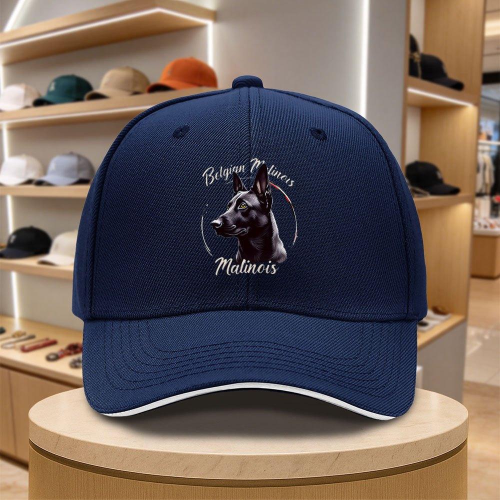 pc Belgian Malinois Dog Sandwich Baseball Cap Lightweight Printed Craft Unisex Hat Retro Sports Enthusiast UnisexS Trendy Cap
