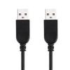 2 в 1 USB 2.0 штекер на 2 двойных USB-кабеля для компьютера/ноутбука, длина: 50см
