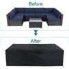 Multiple Size Outdoor Furniture Cover Sofa Chair Table Cover Rain Snow Dust Covers Patio Furniture Sectional Sofa Set Cover