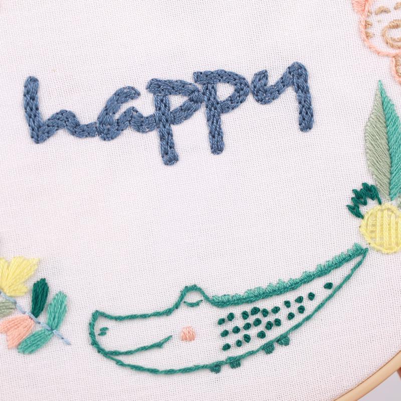 DIY Beginner Hand Embroidery Set: Original Handmade Materials Pack