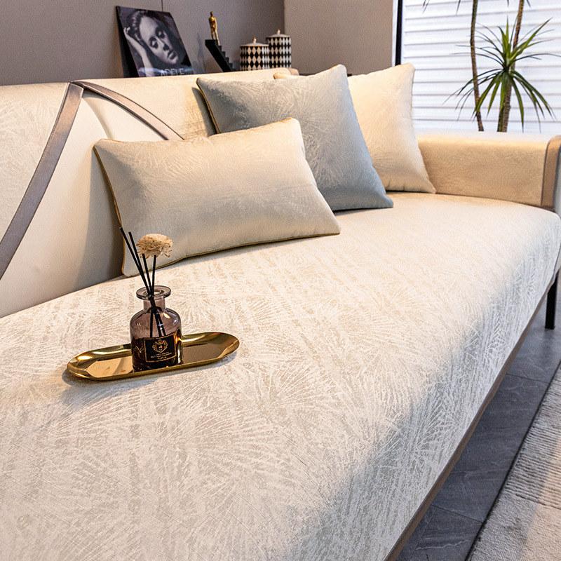 Жаккардовый чехол для дивана, роскошный чехол для дивана, чехол для кресла, секционный нескользящий чехол для сиденья мебели