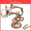 Large Metal Crystal Ball Curtain Hooks Tassel Wall Tie Back Holder Hanger