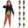 Children's  Boys And Girls Thin Two-piece  Long-sleeved Pants Two-piece