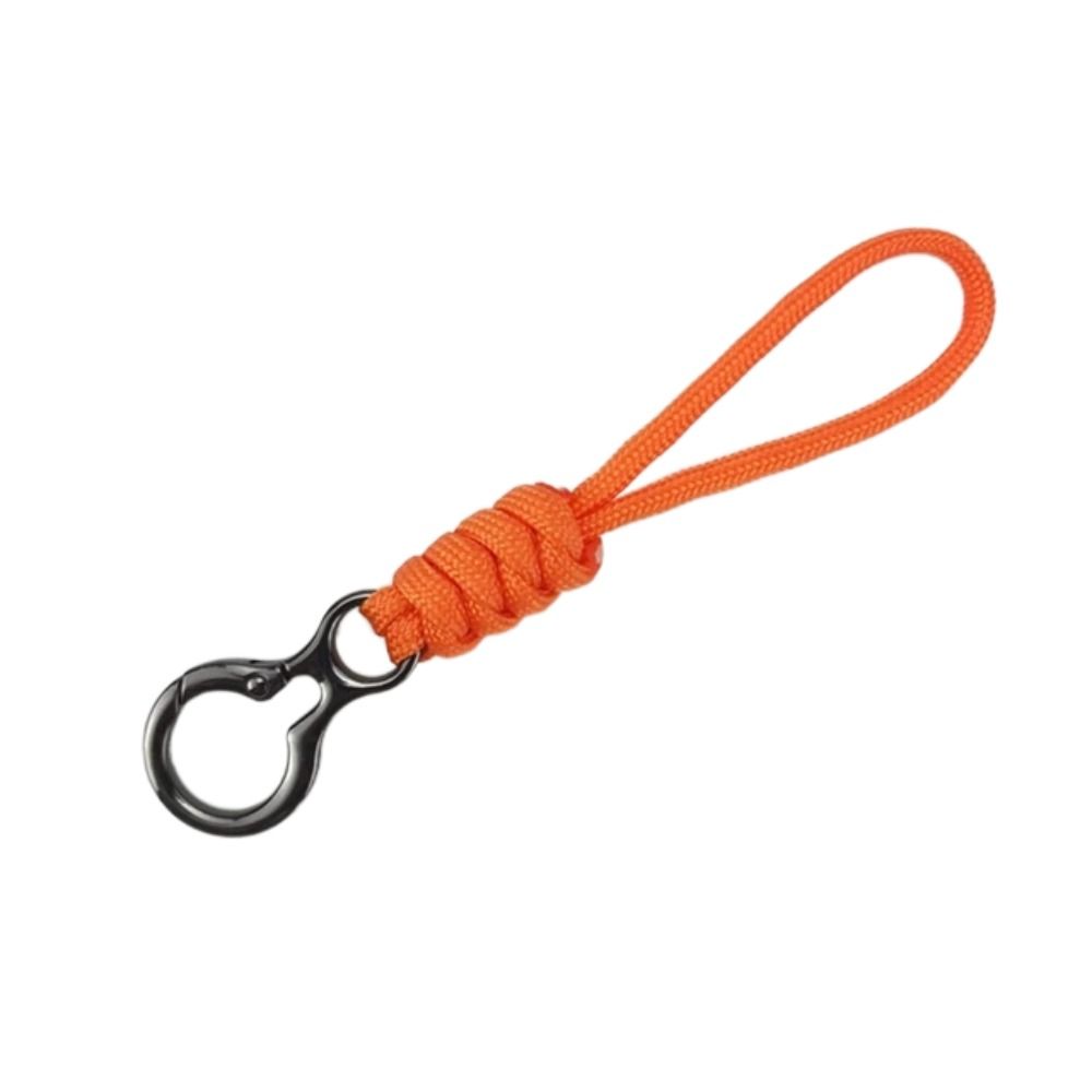 Anti-lost Paracord Keychain Wristlet Strap Braided Woven Keychain Car Key Holder