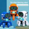 Роботизированная танцевальная игрушка Douyin Celebrity: Интерактивный свет и звук Six-Claw для детей