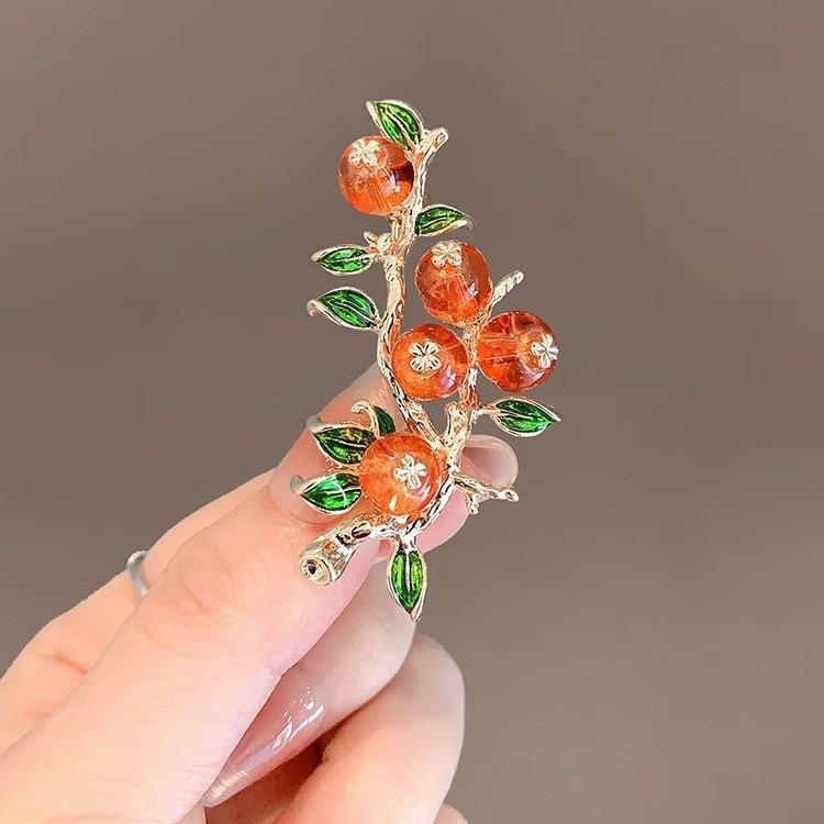 High-End Women's Brooch Collection: Butterfly, Camellia, Pearl Designs - Elegant Jewelry for Christmas & Men's Clothing Accessories