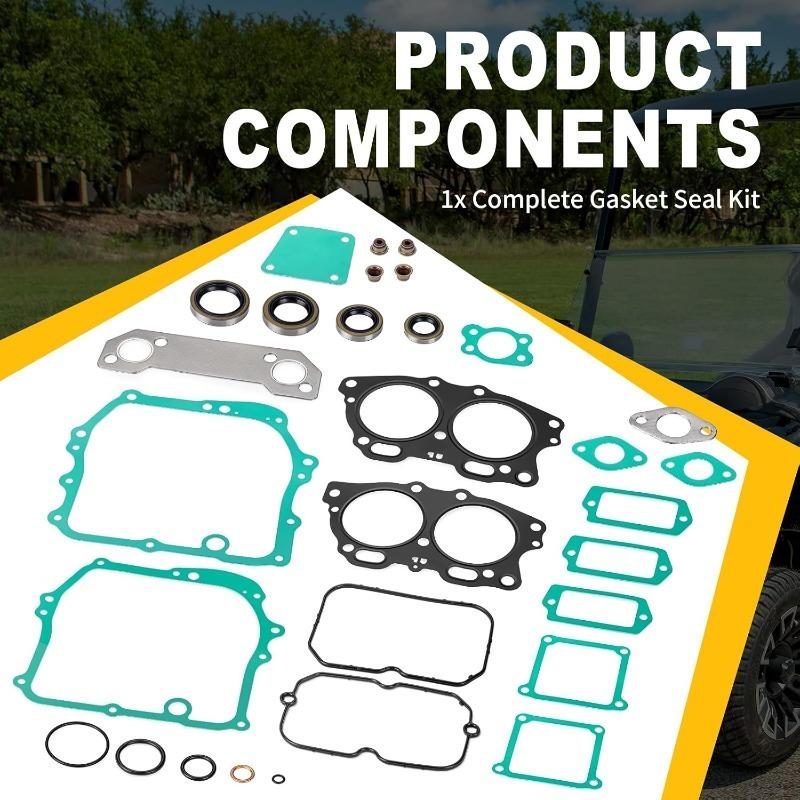 Engine Complete Gasket Seal Rebuild Kit for EZGO Fuji Robin 295cc 350cc 4 Cycle Golf Cart EH29C EH35C Engine