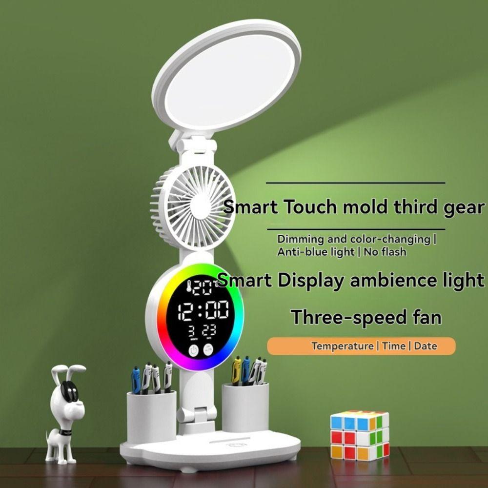 3 Colors LED Table Lamp USB Led Bedside Lamp Office Desk Study Lamp Penholder Desk Lamp Student