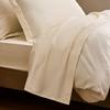 Drap Housse "Prestige" 100% Satin de coton Peigné 120 fils /cm² Coton Pur - Prestige Crème - 200 x 200 cm bonnet de 30 cm