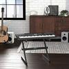 Basic Heavy-Duty Keyboard Digital Piano Stand, Z-Shaped, Black