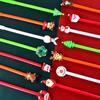 10/20Pcs Cartoon Christmas Pens Gel Ink Roller Ball Pen 2025 New Year Kids Gift Birthday Party Favors School Stationary Prize