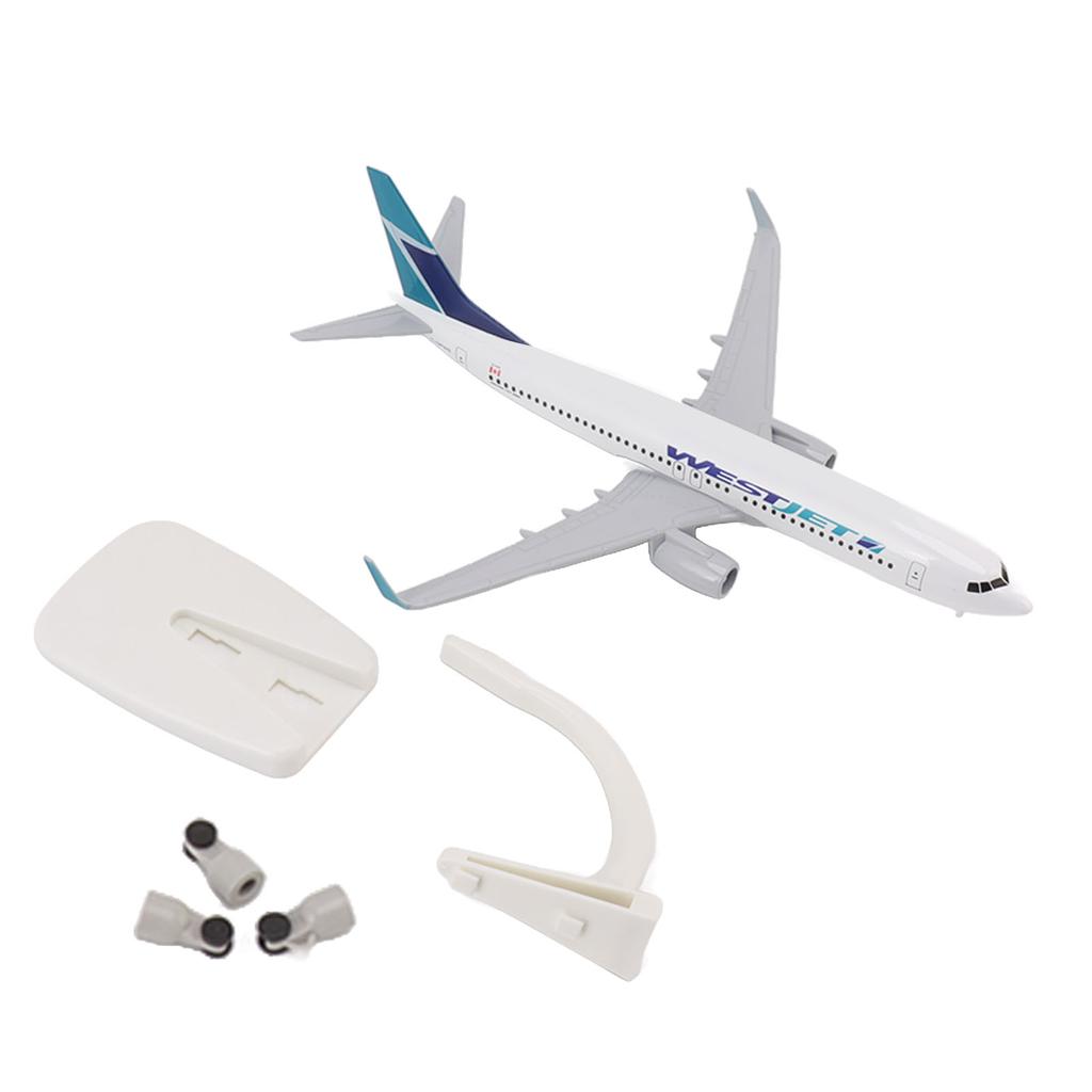 Металлическая модель самолета, точный масштаб, домашний декор, устойчивая основа, литая модель самолета из сплава с поддержкой