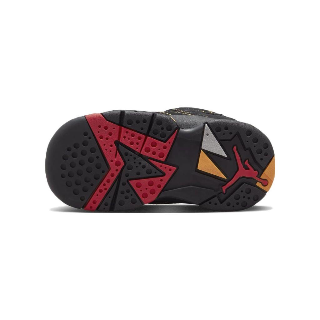 Детские кроссовки Air Jordan 7 Retro TD Citrus 2022 Черный/Красный DJ2776-081