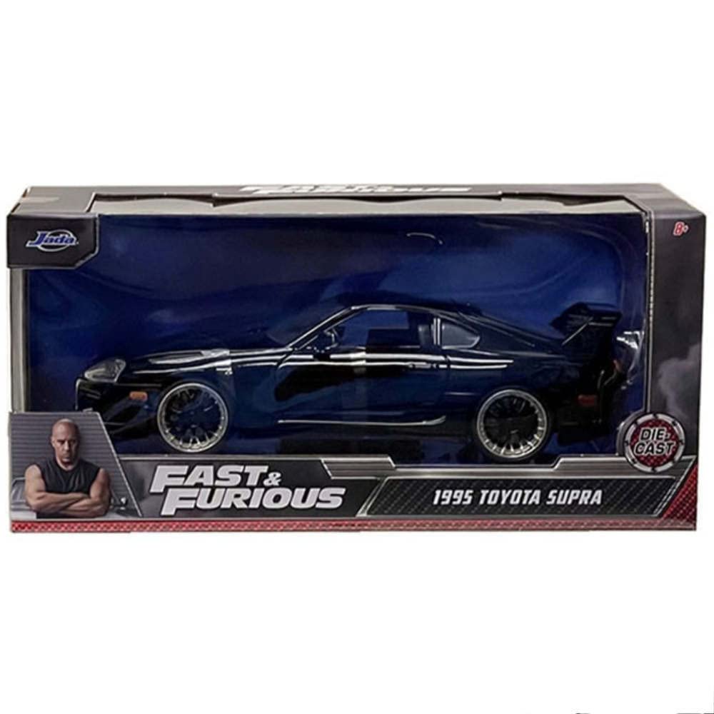 Jada Toys 1/24 Scale Fast and the Furious Toyota Supra 1995 Black (33380) [Parallel Import]