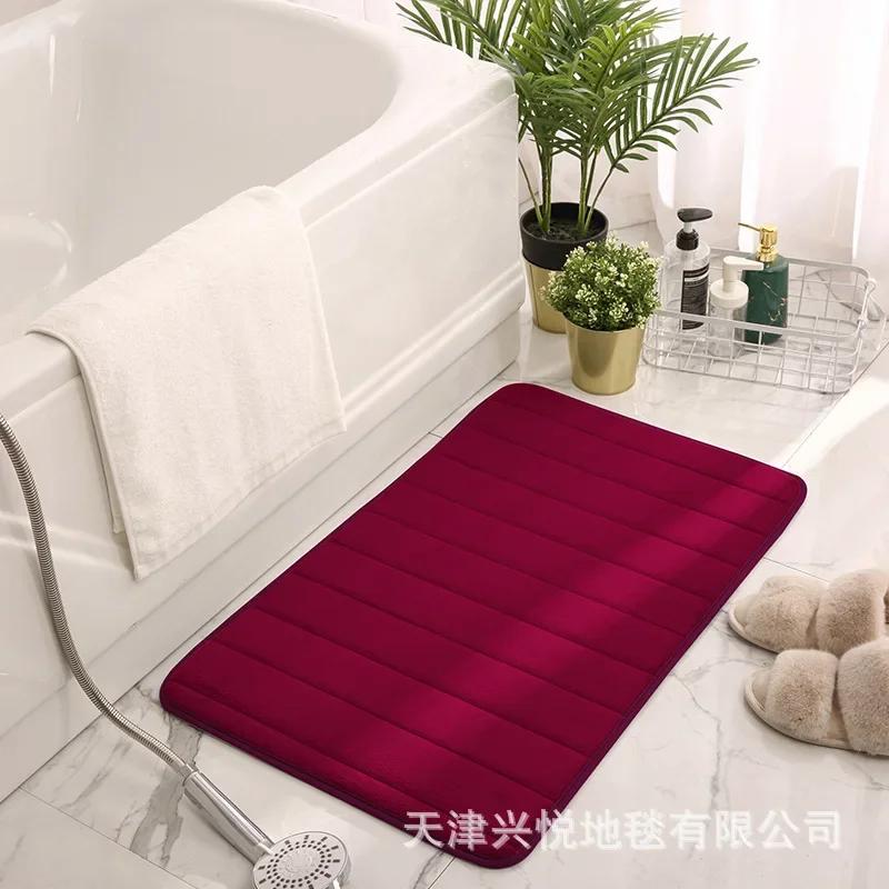 12 цветов домашний коврик для ванной комнаты супер впитывающий коврик для ванной комнаты мягкий пенный пол с эффектом памяти спальня туалет пол коврик для душа декор