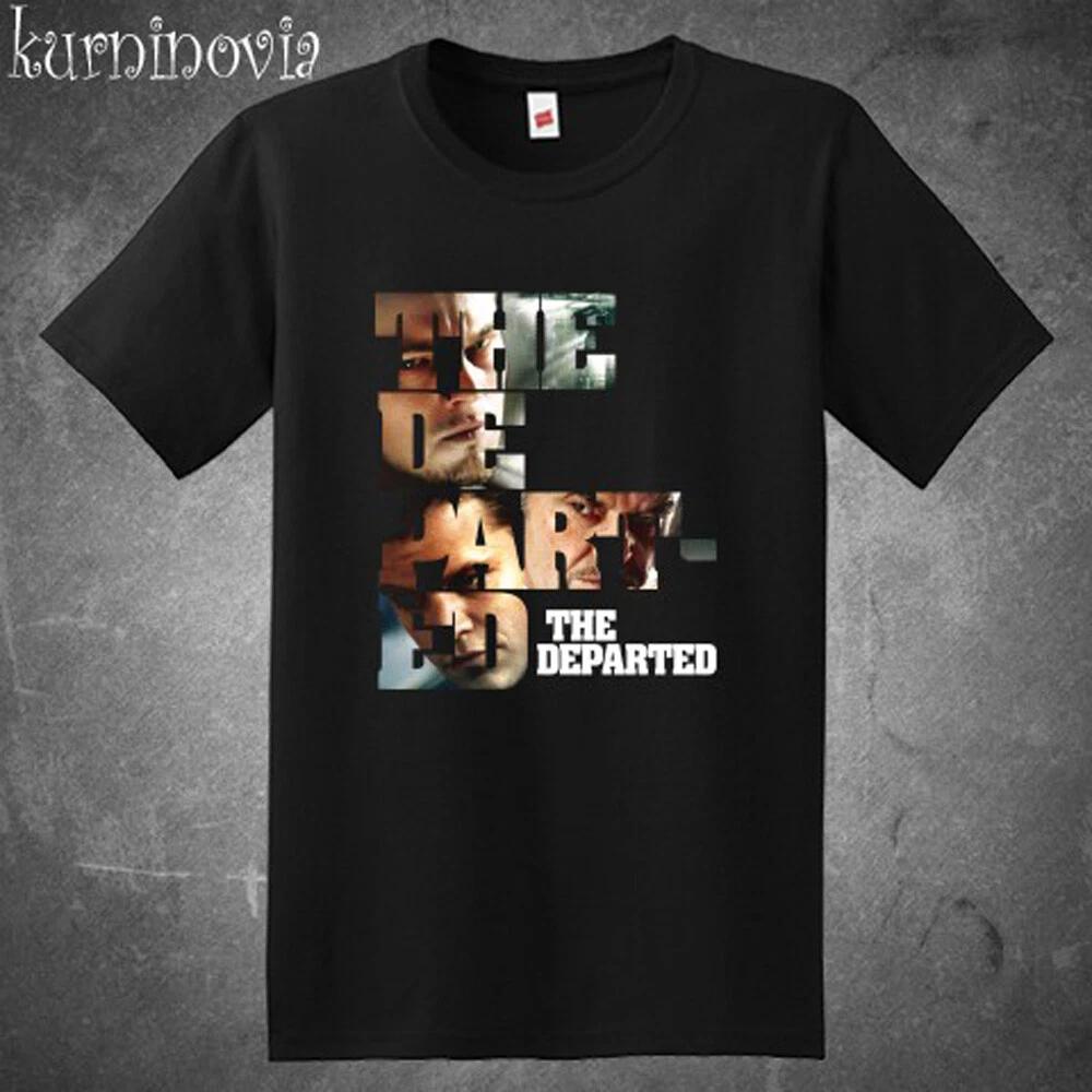 The Departed Crime Movie Men's Black Size S to 5XL