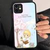 Precious Moments Милый Для IPhone Air 16 15 14 Plus 13 12 11 Pro Max Матовый Чехол Гелевый Ударопрочный Чехол для Телефона