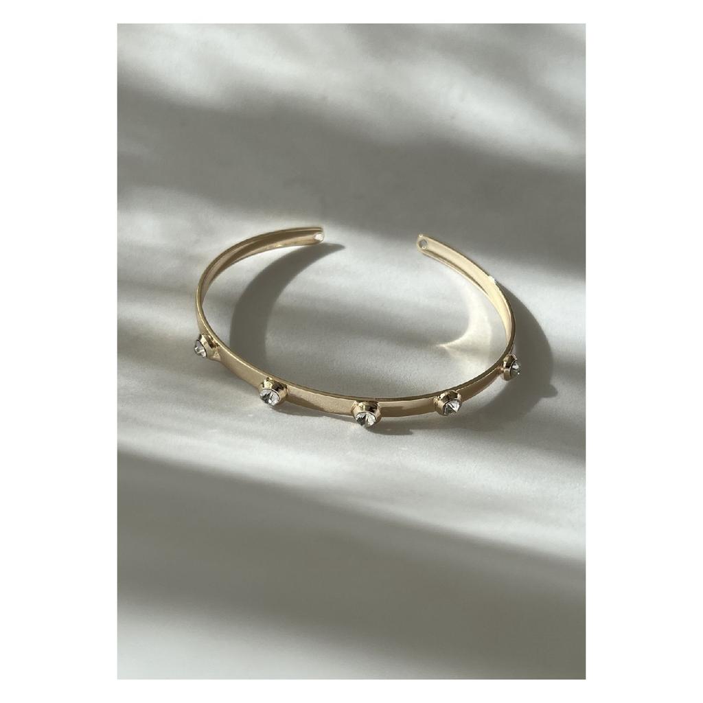 Браслет Bridget Zircon Stone шириной 6 см