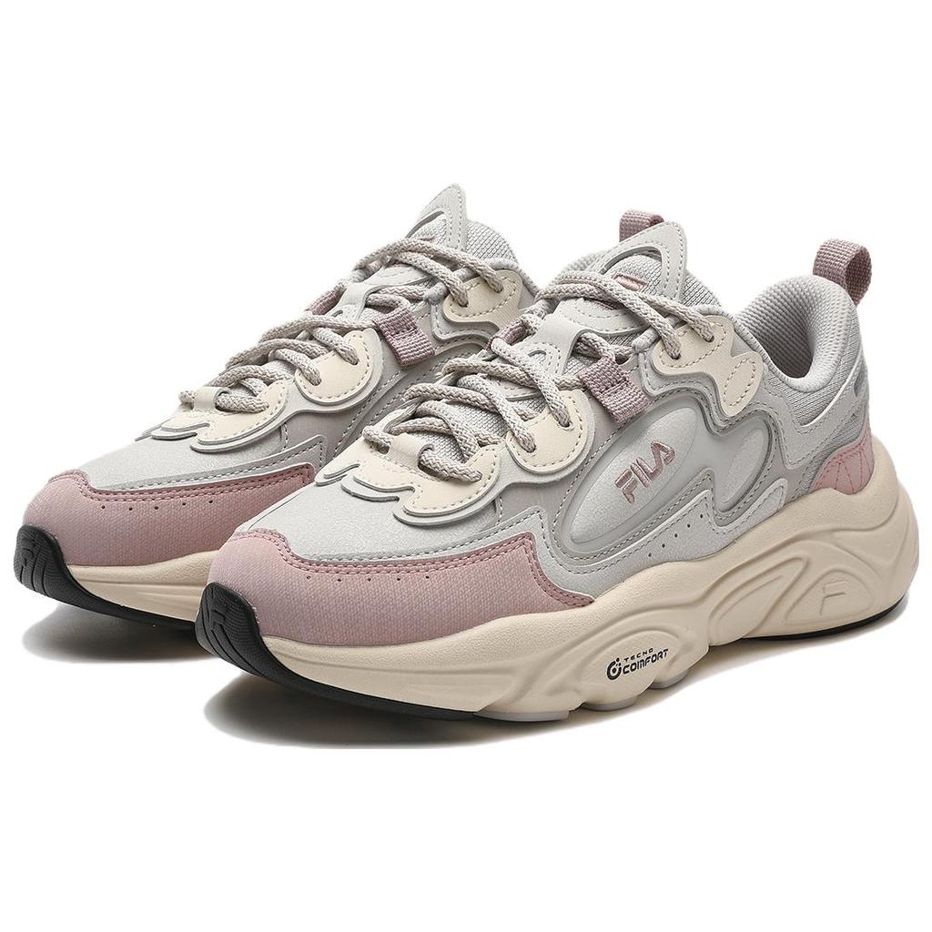 Fila Mars 1S+ Comfortable Versatile Low-Top Casual Running Shoes Women Sneaker Gray Pink Purple F12W342111FAP