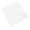 2PCS Embossing Mat Plates 3mm Thick Acrylic Backing Pad for Paper Leather Fabric Crafting Scrapbooking Card Making