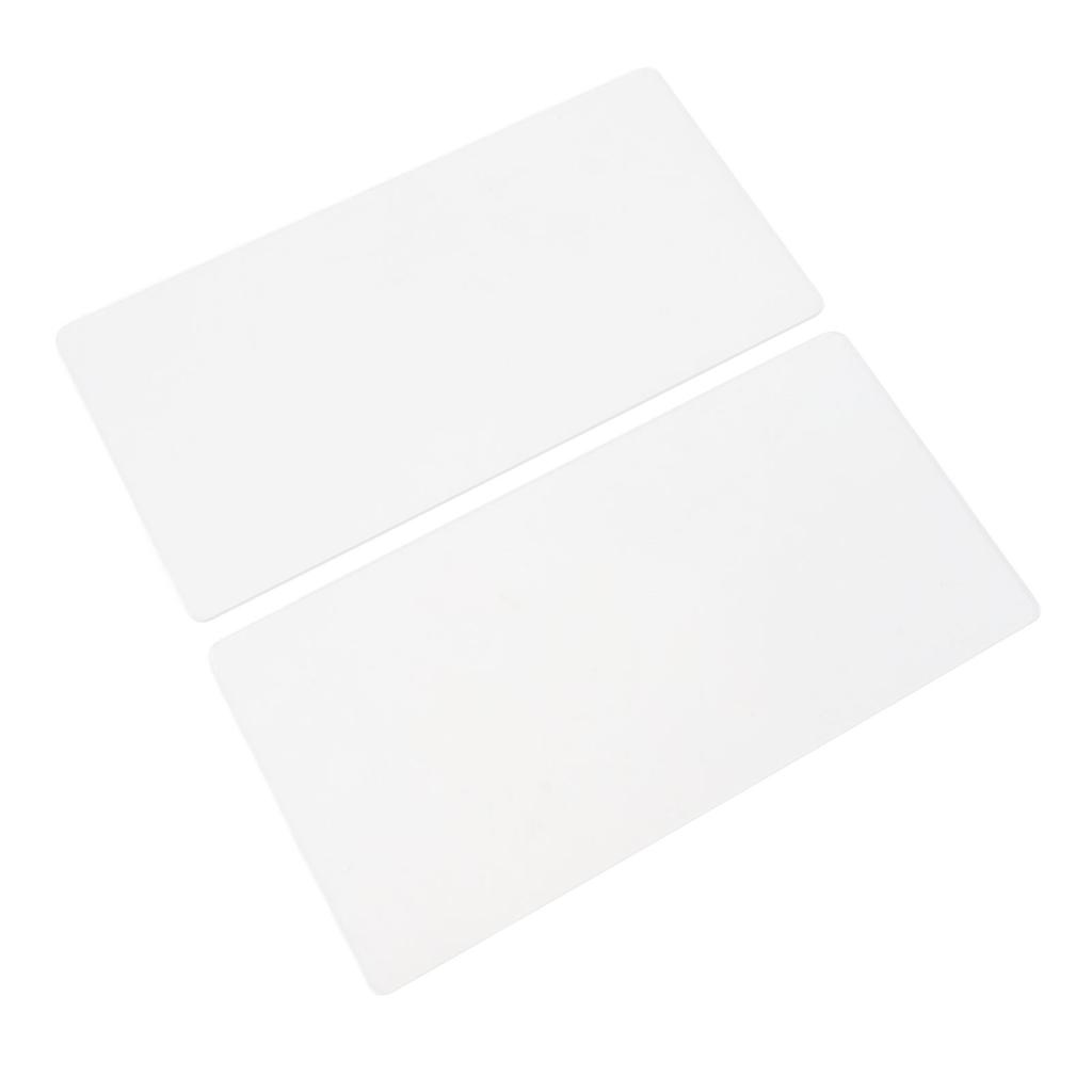 2PCS Embossing Mat Plates 3mm Thick Acrylic Backing Pad for Paper Leather Fabric Crafting Scrapbooking Card Making