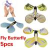 5 PCS Magic Hand Transformation Fly Butterfly Magic Tricks Props Funny Novelty Surprise Prank Joke Mystical Fun Classic