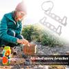 Alcohol Stove Stand Rack Rustproof Heat-Resistant Compact Size Lightweight Outdoor Stove Bracket Camping Supplies
