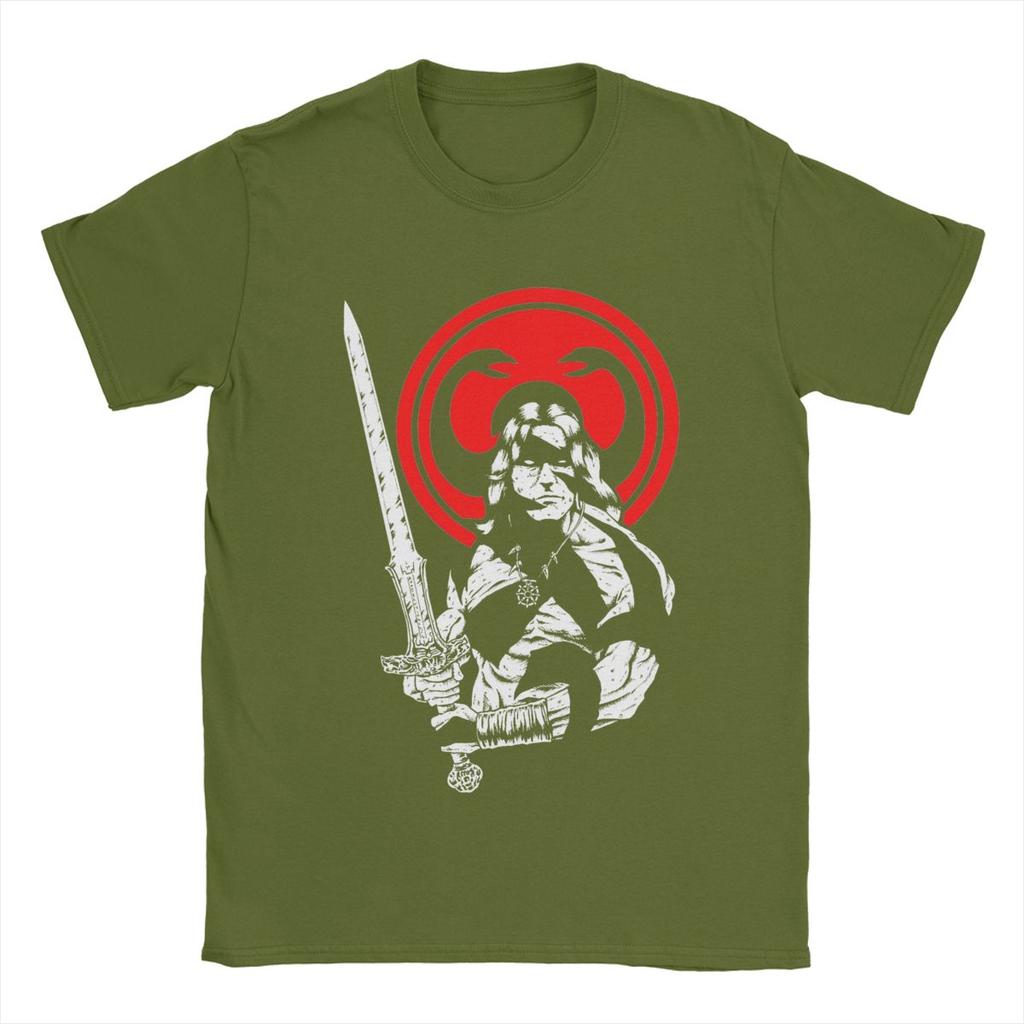 Конан-варвар Мужская футболка Новинка Футболка с коротким рукавом и круглым вырезом Футболки из чистого хлопка Новое поступление Топы