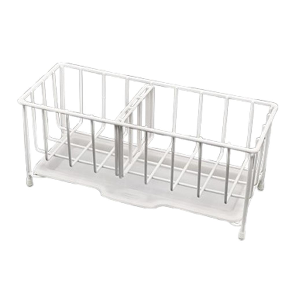 Нержавеющий держатель для кухонной губки Самодренажная сушилка Органайзер Стойка для кухонной раковины Столешница