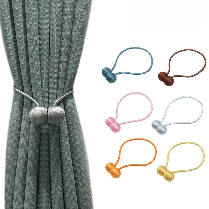 Magnetic Curtain Tiebacks Modern Decorative Curtain Holdbacks No Drill Required Window Treatment Accessories