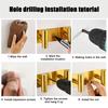 Self-Adhesive Storage Hook Towel Hanger Strong Load-bearing Anti-Rust Simple Installation Bathroom Robe Towel Hook