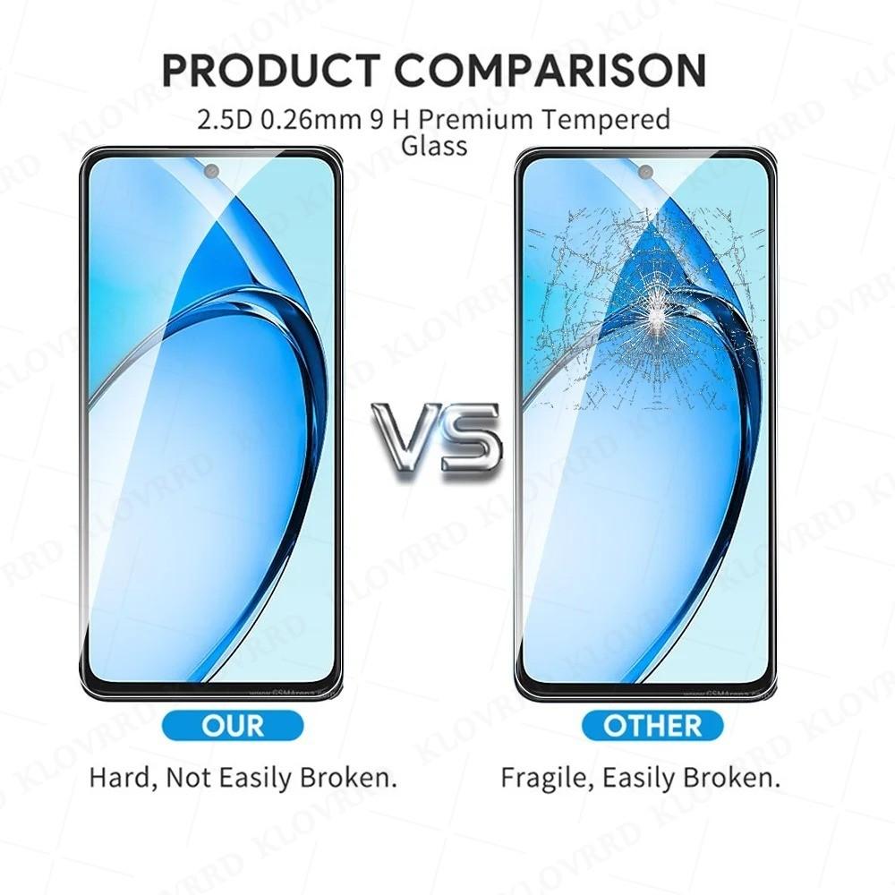 Для Oppo A6 A5 A5i Pro A5x A3 A3x A18 A38 A58 A60 A78 A98 A79 A3S A5 A7 A12 A31 A9 A96 A93 A94 A95 A15s A16K A17k A76Закаленное Стекло Защитная Пленка для Экрана