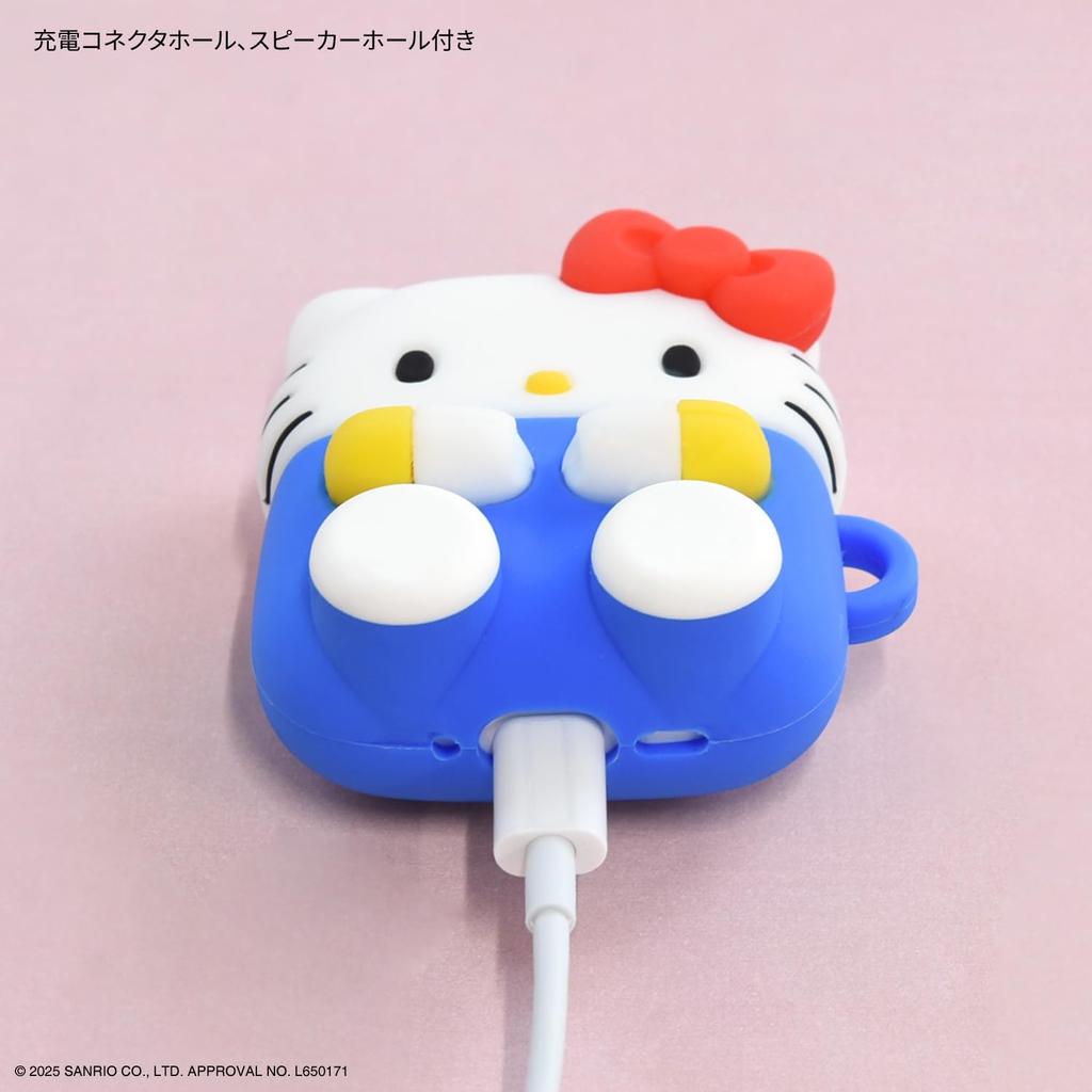 Gourmandies Sanrio Characters AirPods 4 Compatible Silicone Case Hello Kitty SANG-496KT