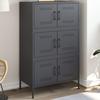 VidaXL Highboard Anthracite 68x39x113 Cm Steel, Buffet, Cupboard, Sideboard, Cabinet, Storage Cabinet, Cabinet 842960