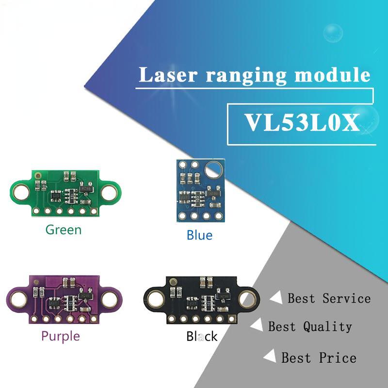 Thinary VL53L0X Время пролета (ToF) Лазерный датчик дальности 940 нм GY-VL53L0XV2 Лазерный модуль расстояния I2C IIC 3,3 В/5 В