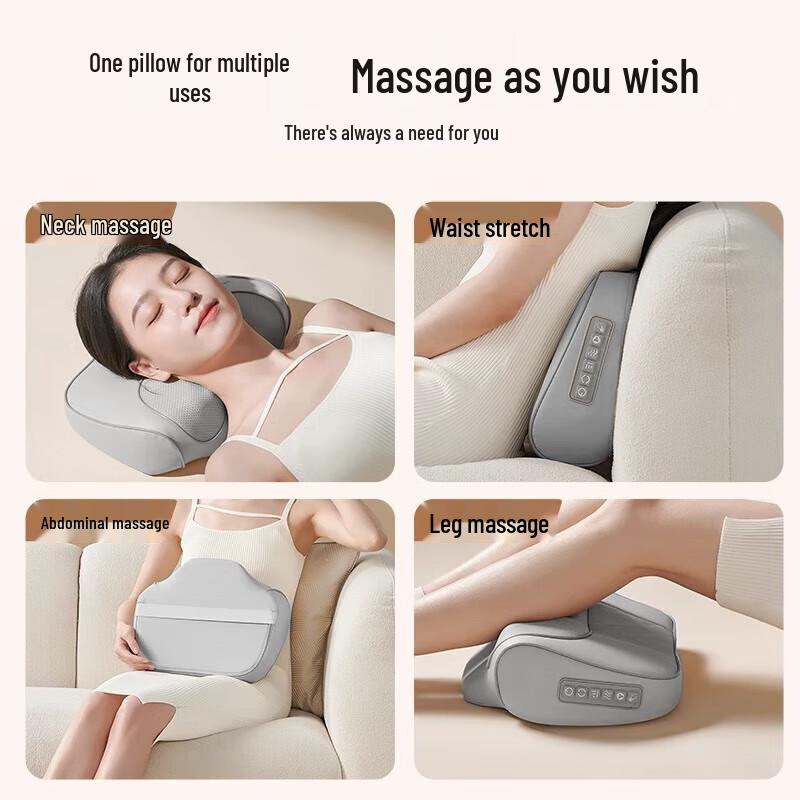 AUX Rechargeable Hand-Controlled Massage Cushion