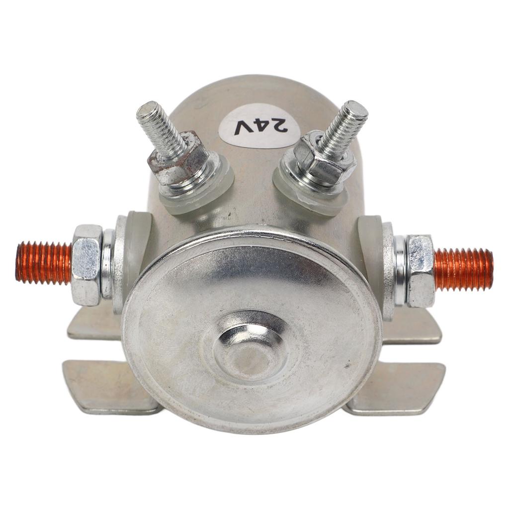 200A 24V Motor Starter Relay 1114208 Dustproof Starter Relay Solenoid for Winches Boats Club Car