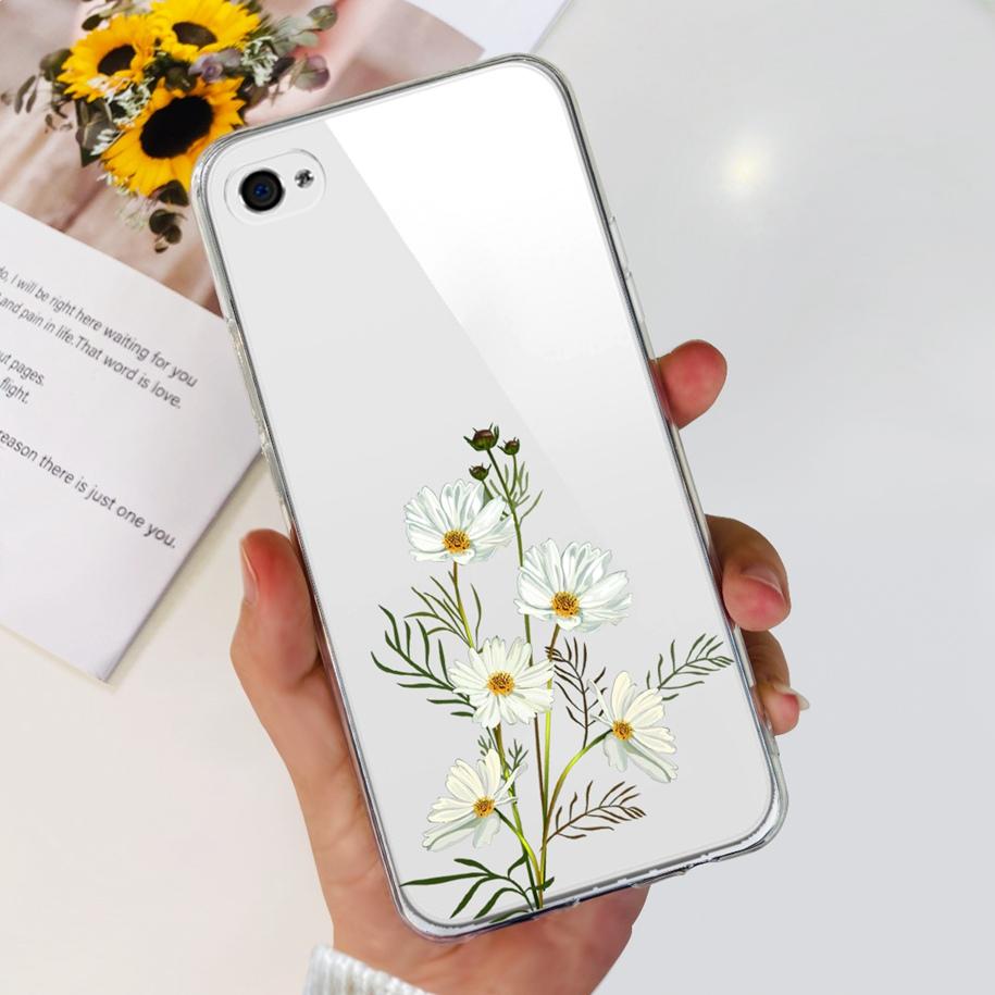 For iPhone 4 Case iPhone 4s Cover New Fashion Marble Transparent TPU Soft Silicone Funda For iPhone4 iPhone4s A1431 A1387 Bumper
