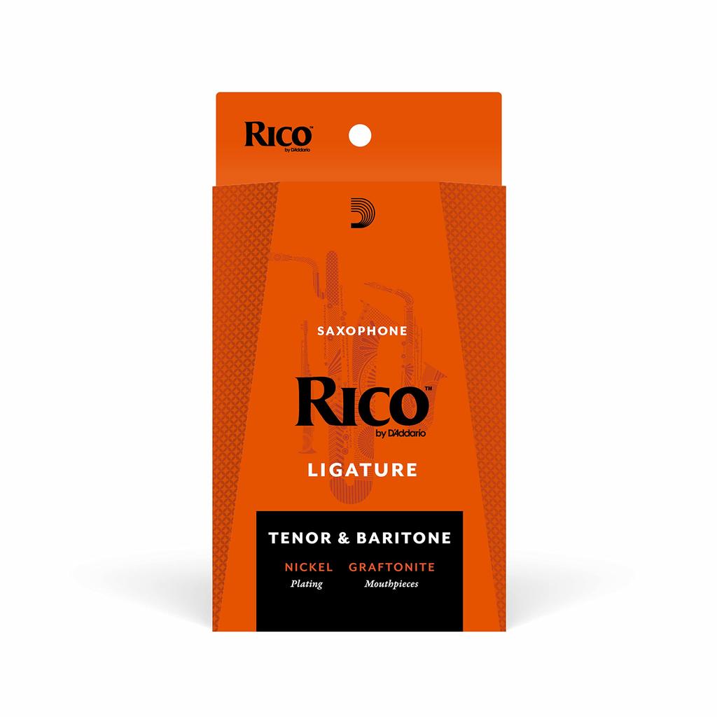 Лигатура WoodWinds для баритон-саксофона Rico от RBS1LN Никелированная D'Addario D'Addario D'Addario []