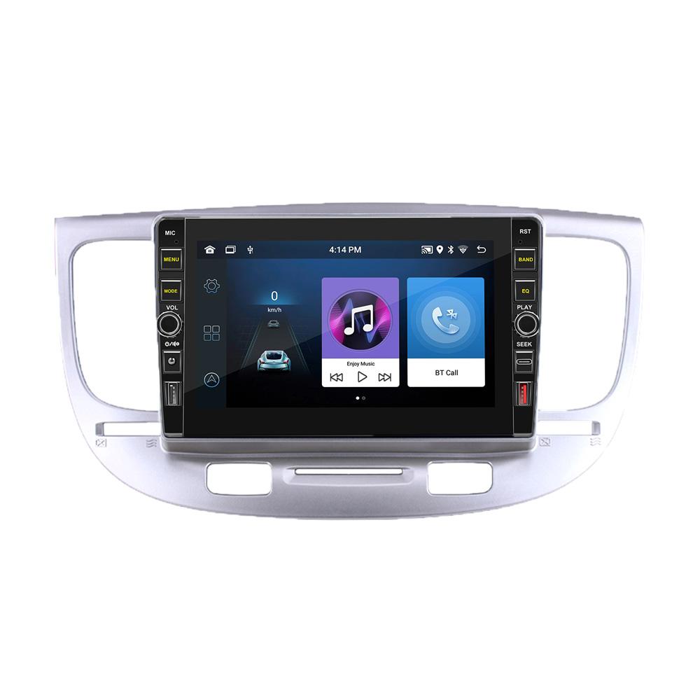 8 дюймов для KIA RIO 2 2005-2010 с кнопкой, автомобильным радио, мультимедийным видеоплеером, GPS, 2 din, Android, WIFI, Carplay 2 + 32G