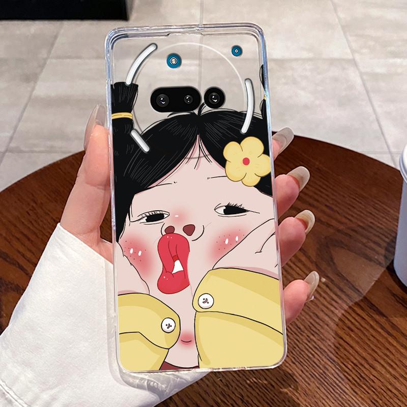 Casing For Nothing Phone 3a Case For Phone3a Back Cover Aesthetic Fashion Cute Cat Cartoon Soft Silicone Transparent Phone Case
